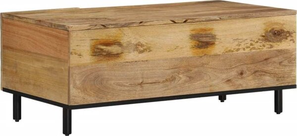 VidaXL Konferenční stolek 100 x 54 x 40 cm masivní mangovník [356903] Barva: Černá