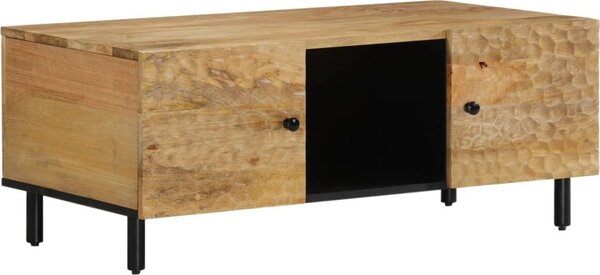 VidaXL Konferenční stolek 100 x 54 x 40 cm masivní mangovník [356903] Barva: Černá