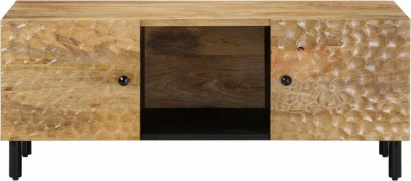 VidaXL Konferenční stolek 100 x 54 x 40 cm masivní mangovník [356903] Barva: Černá