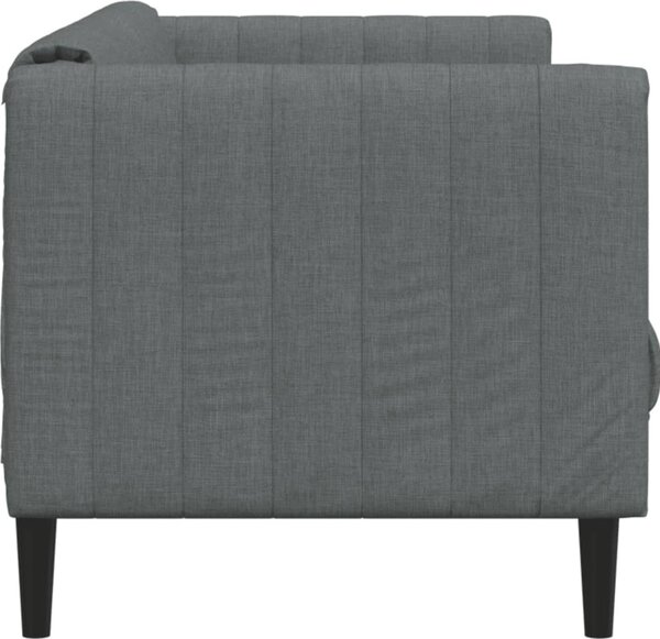 VidaXL Pohovka 2místná textil [372605] Barva: Tmavě šedá