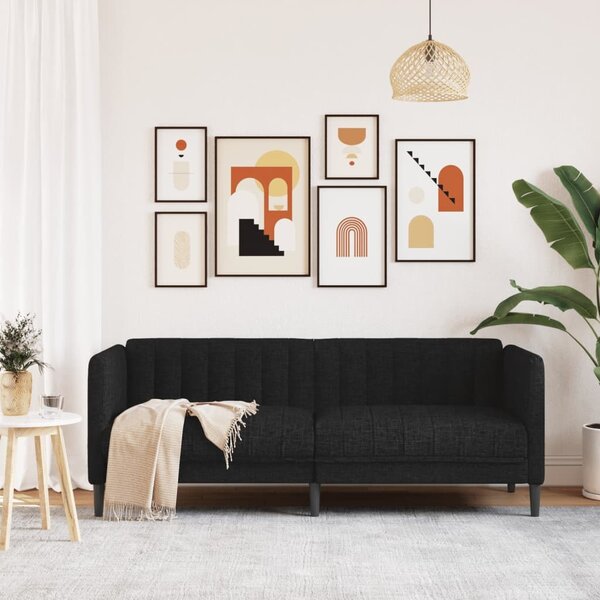 VidaXL Pohovka 2místná textil [372605] Barva: Tmavě šedá