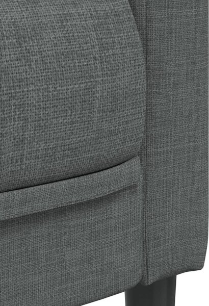 VidaXL Pohovka 2místná textil [372605] Barva: Tmavě šedá