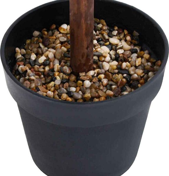VidaXL Umělý zimostráz ve tvaru koule s květináčem zelený 50 cm [336509]