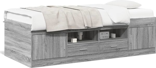 VidaXL Válenda se zásuvkami bez matrace 90 x 190 cm [3280252] Barva: Bílá