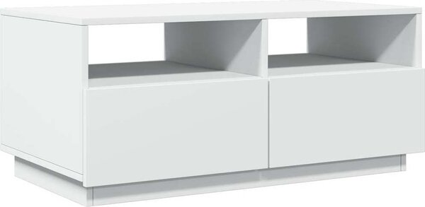 VidaXL Konferenční stolek s LED osvětlením 90 x 49 x 40 cm [839833] Barva: Černá