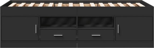 VidaXL Válenda se zásuvkami bez matrace 90 x 190 cm [3280252] Barva: Bílá