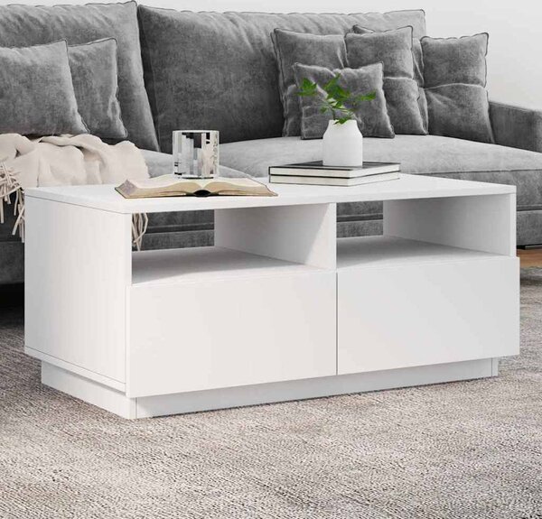 VidaXL Konferenční stolek s LED osvětlením 90 x 49 x 40 cm [839833] Barva: Černá
