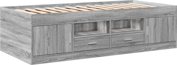 VidaXL Válenda se zásuvkami bez matrace 90 x 190 cm [3280252] Barva: Bílá