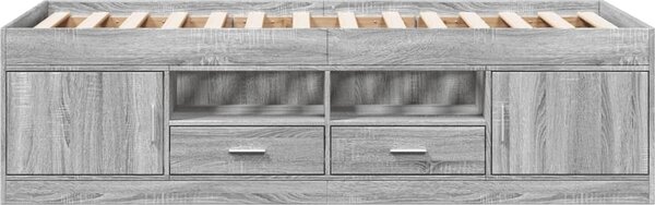 VidaXL Válenda se zásuvkami bez matrace 90 x 190 cm [3280252] Barva: Bílá