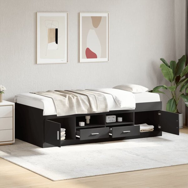VidaXL Válenda se zásuvkami bez matrace 90 x 190 cm [3280252] Barva: Bílá