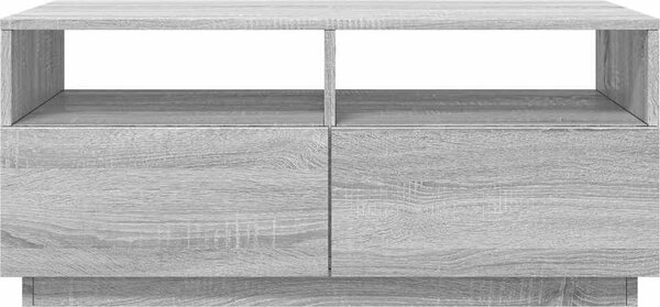 VidaXL Konferenční stolek s LED osvětlením 90 x 49 x 40 cm [839833] Barva: Černá