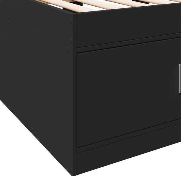 VidaXL Válenda se zásuvkami bez matrace 90 x 190 cm [3280252] Barva: Bílá