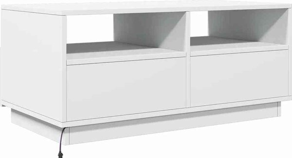 VidaXL Konferenční stolek s LED osvětlením 90 x 49 x 40 cm [839833] Barva: Černá