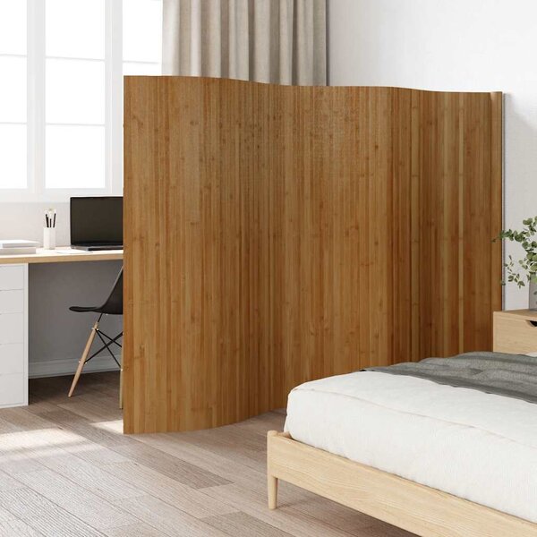 VidaXL Paraván šířka 400 cm výška 165 cm bambus [377000] Barva: Hnědá
