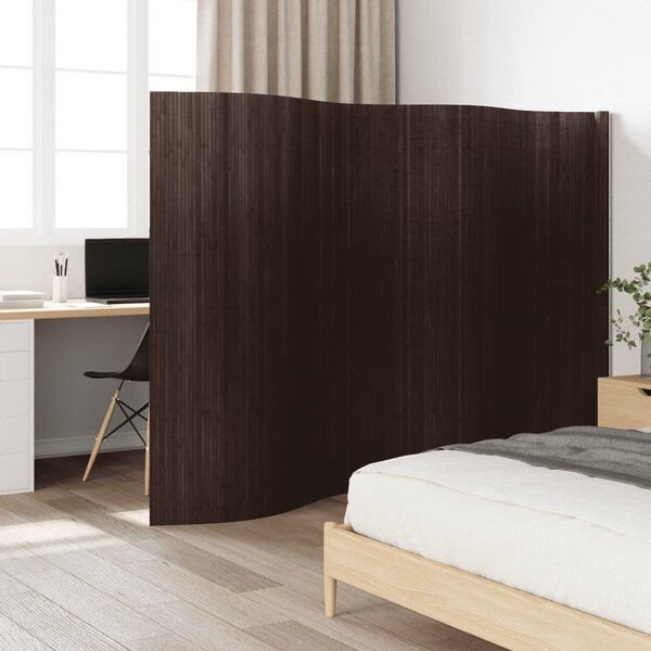 VidaXL Paraván šířka 400 cm výška 165 cm bambus [377000] Barva: Hnědá