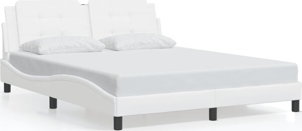 VidaXL Rám postele s LED bez matrace Zadar 160 x 200 cm [3214118] Barva: Černá