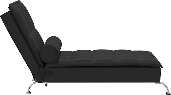 VidaXL Masážní lenoška s podhlavníkem textil [379447] Barva: taupe