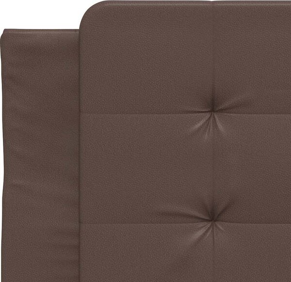 VidaXL Rám postele bez matrace Zadar 90x200 cm umělá kůže [3208158] Barva: Černobílý