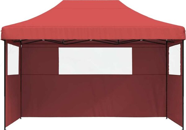 VidaXL Skládací party stan pop-up se 3 bočními stěnami [4005019] Barva: Hnědá