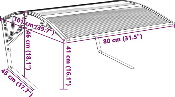 VidaXL Garáž pro robotickou sekačku černá 80 x 101 x 46 cm [4008206]