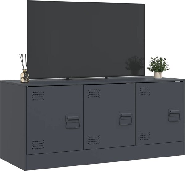 VidaXL TV skříňka 99 x 39 x 44 cm ocel [841647] Barva: Olivově zelená