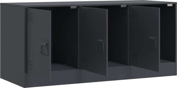 VidaXL TV skříňka 99 x 39 x 44 cm ocel [841647] Barva: Olivově zelená