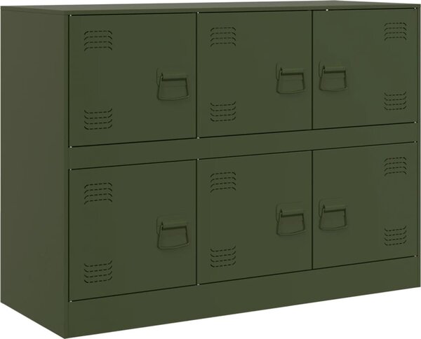 VidaXL Příborník 99 x 39 x 73 cm ocel [841797] Barva: Černá