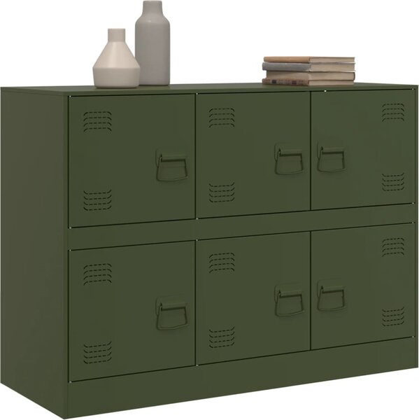 VidaXL Příborník 99 x 39 x 73 cm ocel [841797] Barva: Černá