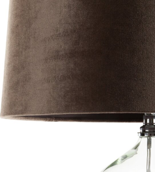 Dekorační lampa AMORA tmavě hnědá