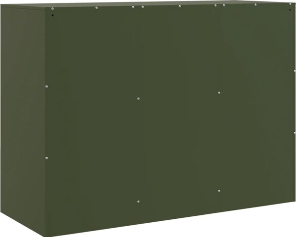 VidaXL Příborník 99 x 39 x 73 cm ocel [841797] Barva: Černá