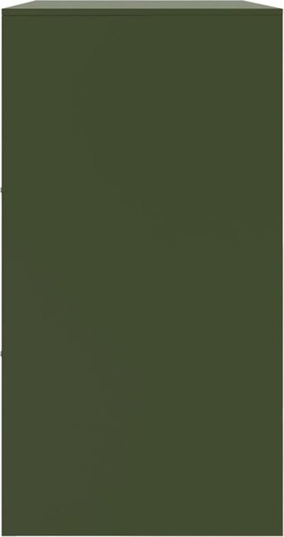 VidaXL Příborník 99 x 39 x 73 cm ocel [841797] Barva: Černá