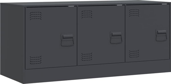 VidaXL TV skříňka 99 x 39 x 44 cm ocel [841647] Barva: Olivově zelená