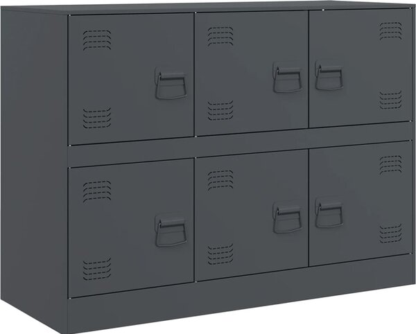 VidaXL Příborník 99 x 39 x 73 cm ocel [841797] Barva: Černá
