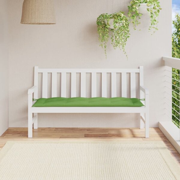 VidaXL Poduška na zahradní lavici vínová melanž 150 x 50 x 7 cm textil [4002553] Barva: melanžová taupe