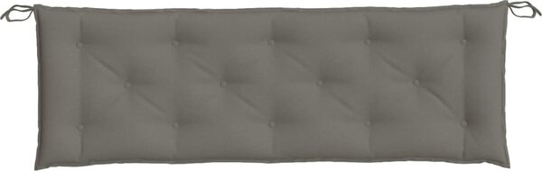 VidaXL Poduška na zahradní lavici vínová melanž 150 x 50 x 7 cm textil [4002553] Barva: melanžová taupe