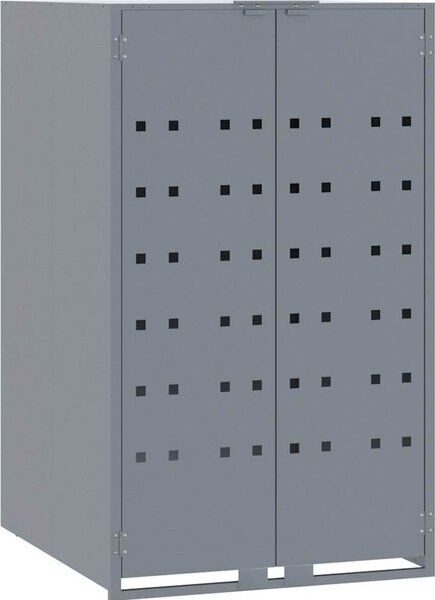 VidaXL Box na 4 popelnice 276 x 79 x 117 cm ocel [3279989] Barva: antracitová