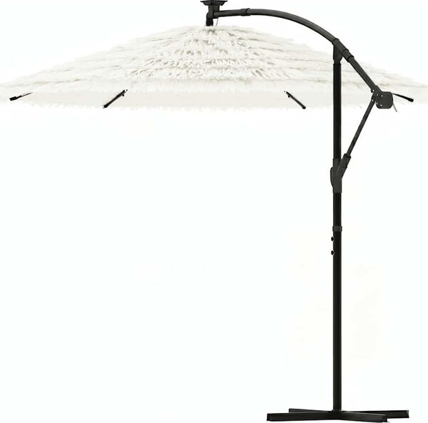 VidaXL Zahradní slunečník s ocelovou tyčí 290 x 290 x 238 cm [4005082] Barva: Hnědá