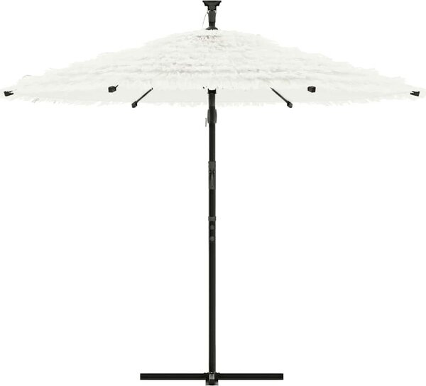 VidaXL Zahradní slunečník s ocelovou tyčí 290 x 290 x 238 cm [4005082] Barva: Hnědá