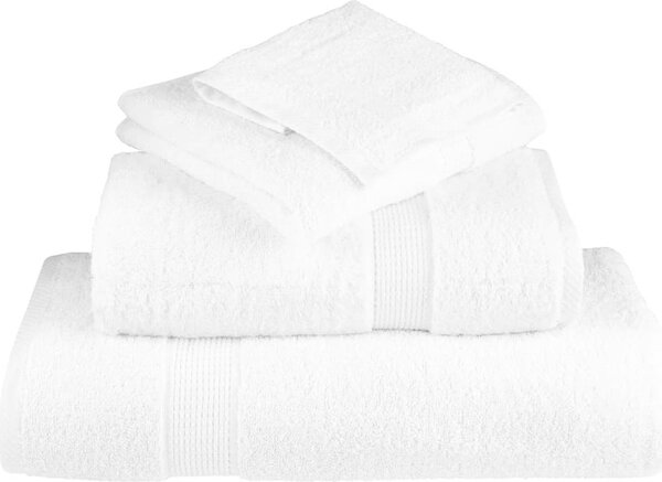 VidaXL 8dílná sada ručníků Premium SOLUND 600 g/m² [137541] Barva: Bílá