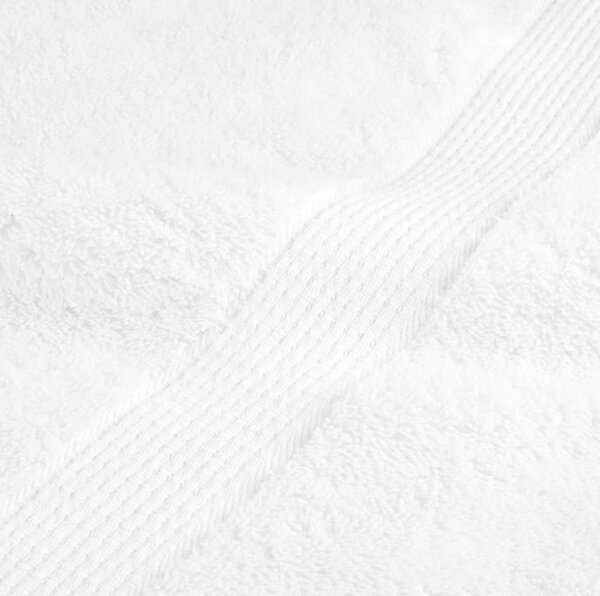 VidaXL 8dílná sada ručníků Premium SOLUND 600 g/m² [137541] Barva: Bílá