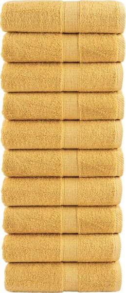 VidaXL Prémiové mycí utěrky SOLUND 10 ks 30x30 cm 600 g/m² [137118] Barva: antracitová