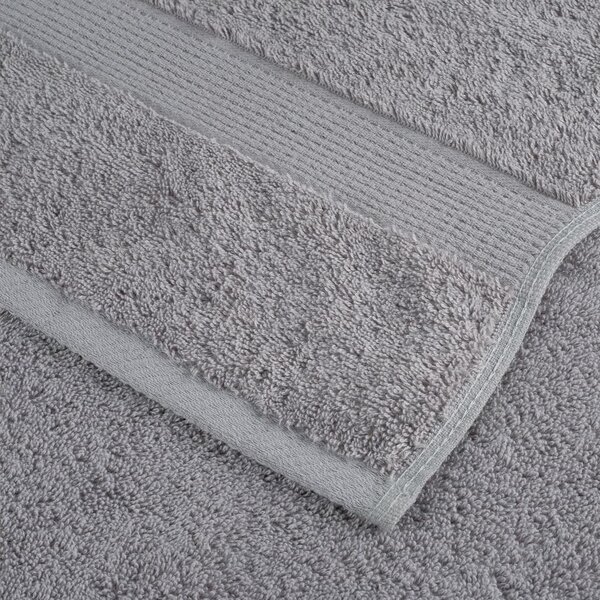 VidaXL Premium ručníky SOLUND 2 ks 100 x 200 cm 600 g/m² [137172] Barva: Šedá