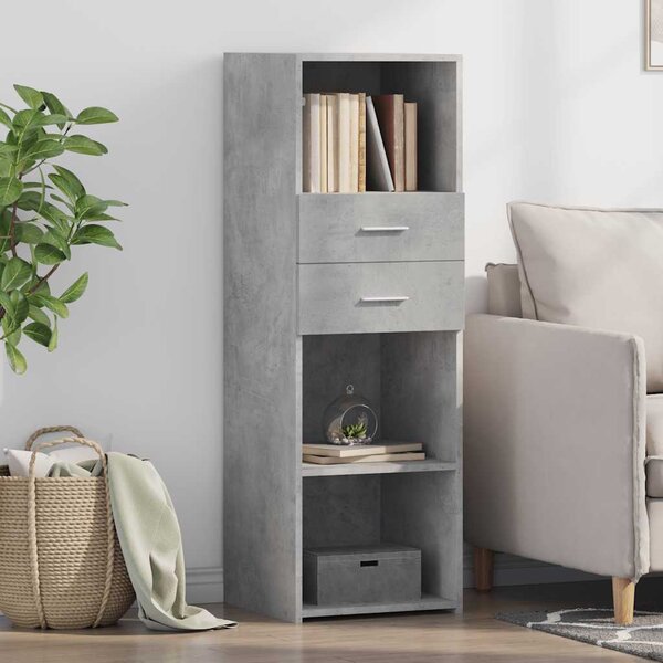 VidaXL Skříň highboard 40 x 42,5 x 124 cm kompozitní dřevo [846160] Barva: dub sonoma