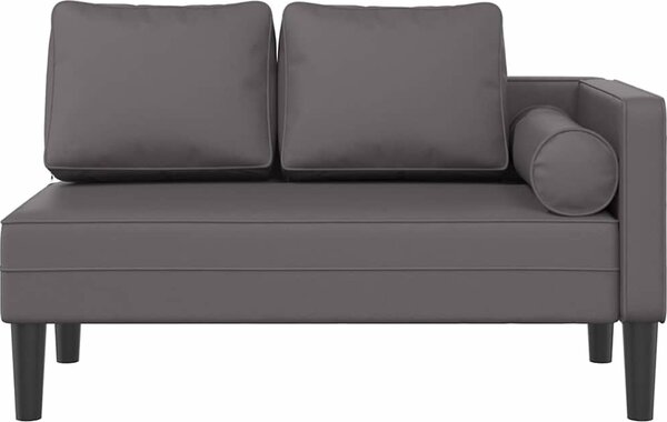VidaXL Lenoška s poduškami umělá kůže [4007564] Barva: Černá