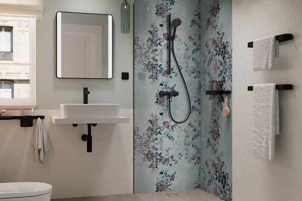 Hansgrohe Zesis S - Sprchová baterie nástěnná, černá matná 74621670