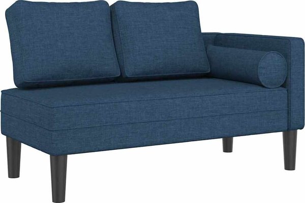 VidaXL Lenoška s poduškami textil [4007579] Barva: Tmavě zelená