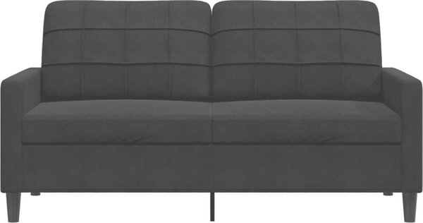 VidaXL 2místná pohovka 140 cm samet [4007629] Barva: Černá