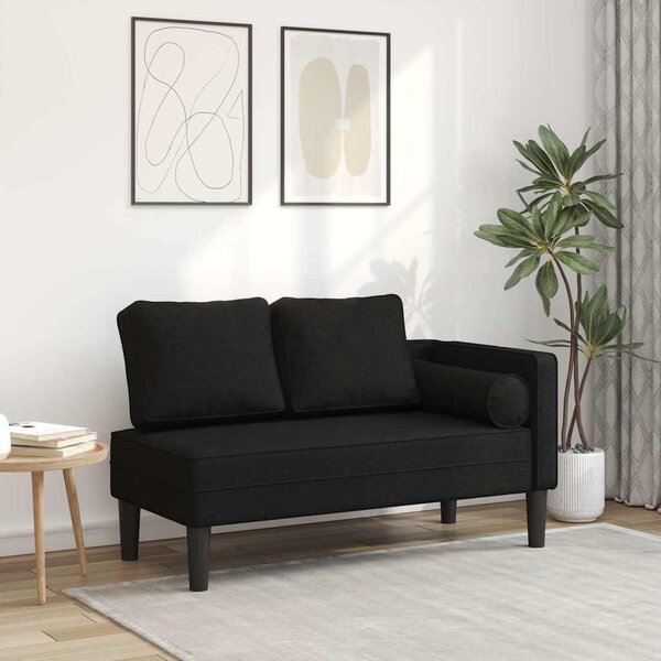 VidaXL Lenoška s poduškami textil [4007579] Barva: Tmavě zelená