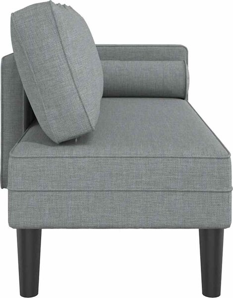 VidaXL Lenoška s poduškami textil [4007579] Barva: Tmavě zelená
