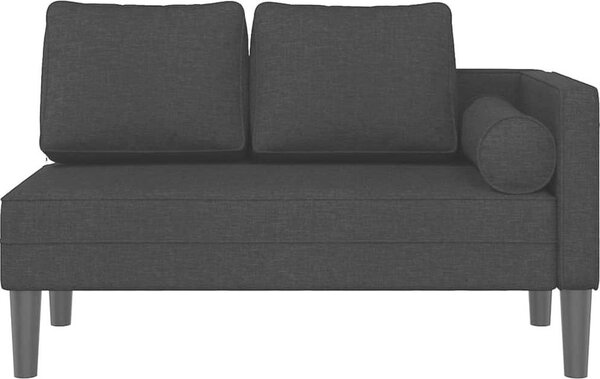 VidaXL Lenoška s poduškami textil [4007579] Barva: Tmavě zelená